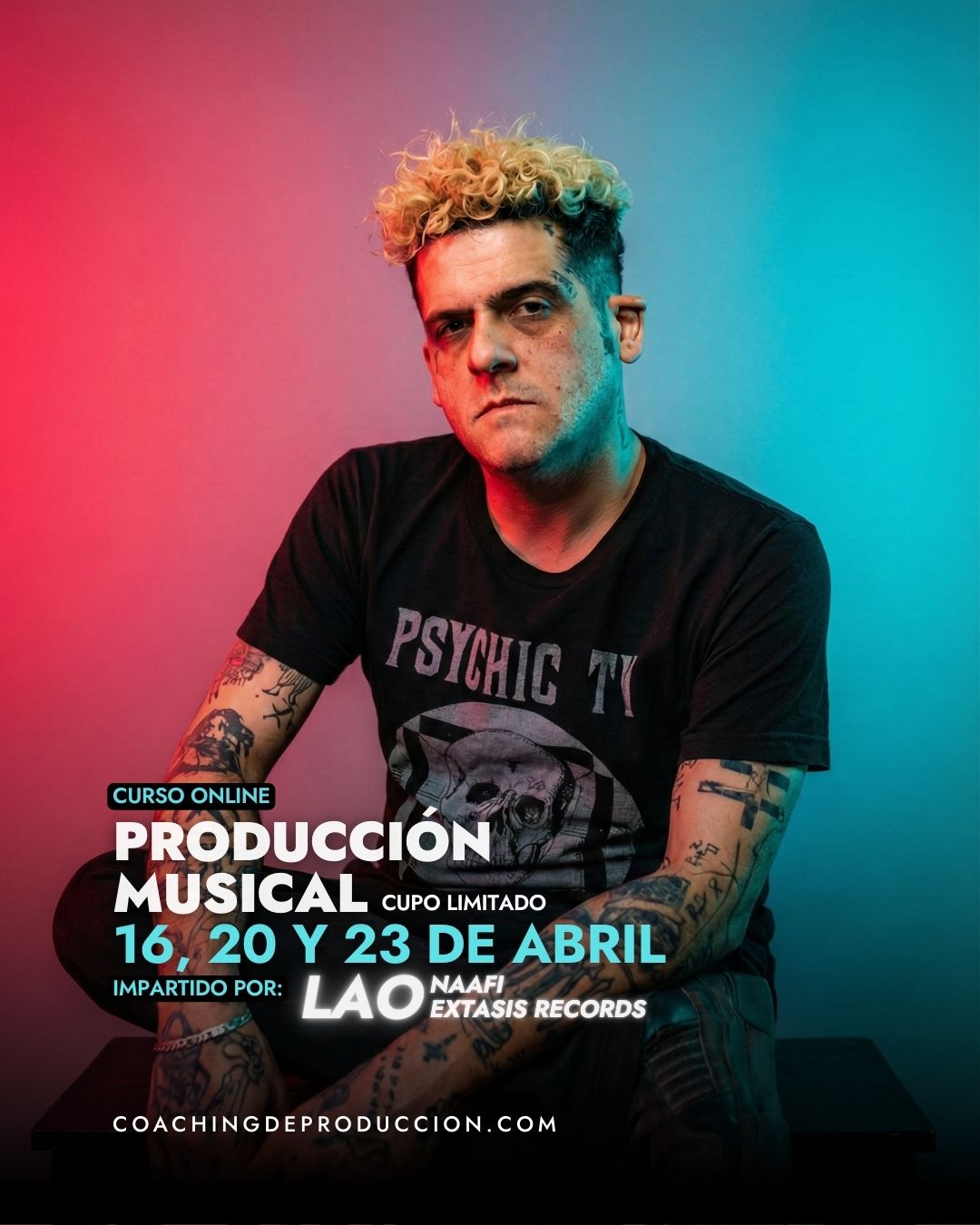 Curso de Producción de música Club con Lao